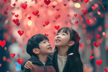 People in love celebrating valentines day for the day of love pragmaの素材