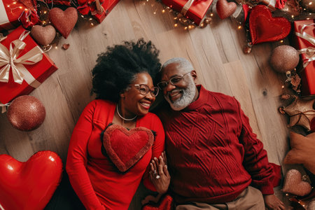 two happy lover couple , husband and wife romantic portrait together pragmaの素材