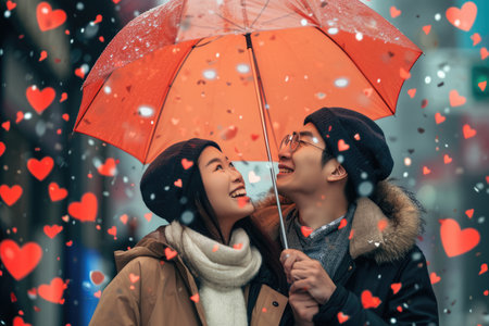 People in love celebrating valentines day for the day of love pragmaの素材