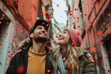 People in love celebrating valentines day for the day of love pragmaの素材