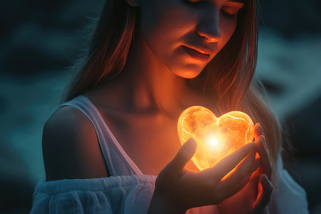 Woman and her hearts of pure love Pragmaの素材