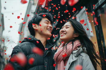 People in love celebrating valentines day for the day of love pragmaの素材