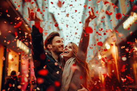 People in love celebrating valentines day for the day of love pragmaの素材