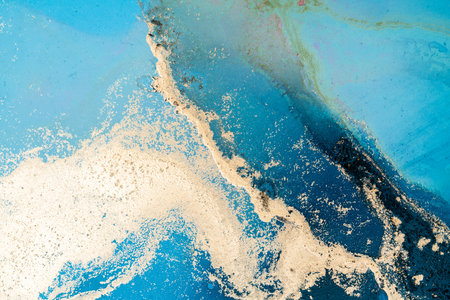 Original artwork photo of marble ink abstract art. High resolution photograph from exemplary...