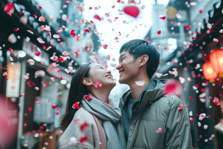 People in love celebrating valentines day for the day of love pragmaの素材