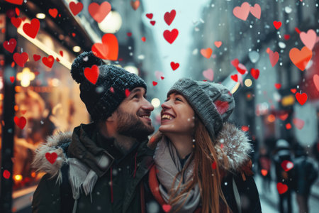 People in love celebrating valentines day for the day of love pragmaの素材
