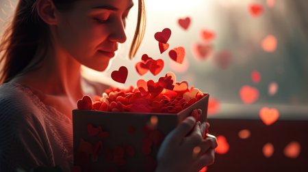 Woman and her hearts of pure love Pragmaの素材