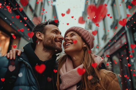 People in love celebrating valentines day for the day of love pragmaの素材