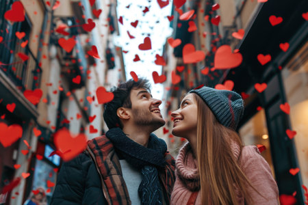 People in love celebrating valentines day for the day of love pragmaの素材