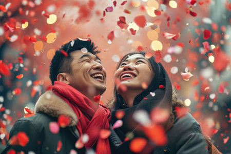 People in love celebrating valentines day for the day of love pragmaの素材