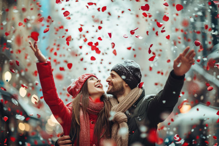 People in love celebrating valentines day for the day of love pragmaの素材
