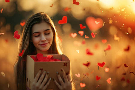 Woman and her hearts of pure love Pragmaの素材