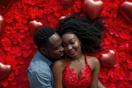 two happy lover couple , husband and wife romantic portrait together pragmaの素材