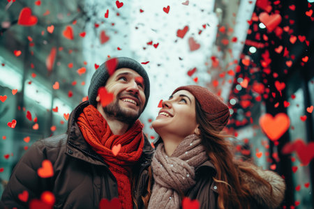 People in love celebrating valentines day for the day of love pragmaの素材