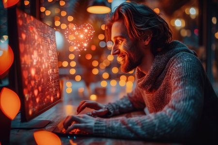 single person use online dating app service for chat and social media web network for find life partner pragma lifestyleの素材