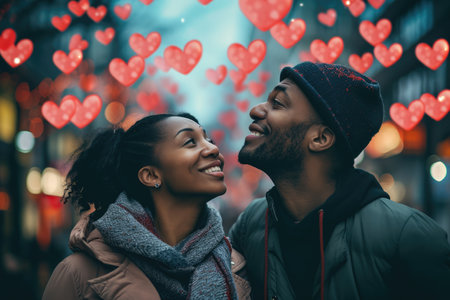 People in love celebrating valentines day for the day of love pragmaの素材