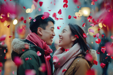 People in love celebrating valentines day for the day of love pragmaの素材