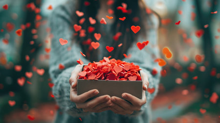 Woman and her hearts of pure love Pragmaの素材