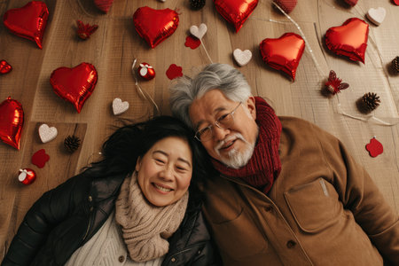 two happy lover couple , husband and wife romantic portrait together pragmaの素材