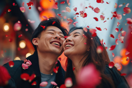 People in love celebrating valentines day for the day of love pragmaの素材