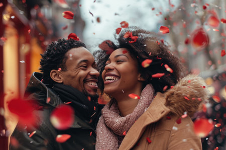 People in love celebrating valentines day for the day of love pragmaの素材