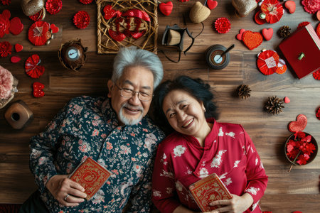 two happy lover couple , husband and wife romantic portrait together pragmaの素材