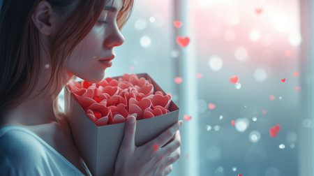 Woman and her hearts of pure love Pragmaの素材