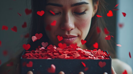 Woman and her hearts of pure love Pragmaの素材