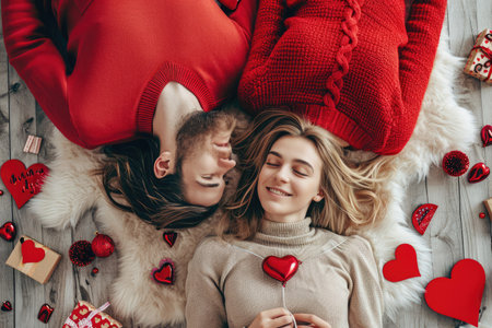 two happy lover couple , husband and wife romantic portrait together pragmaの素材