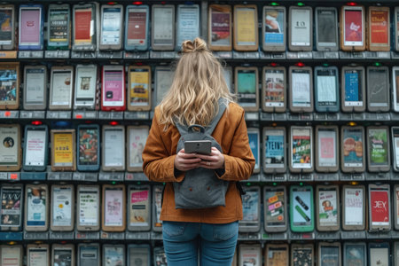 people getting information from social media network where they provide interests and engagement pragmaの素材