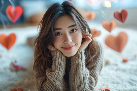 Woman and her hearts of pure love Pragmaの素材