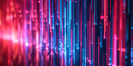 abstract light technology background glows in the dark of comelinessの素材