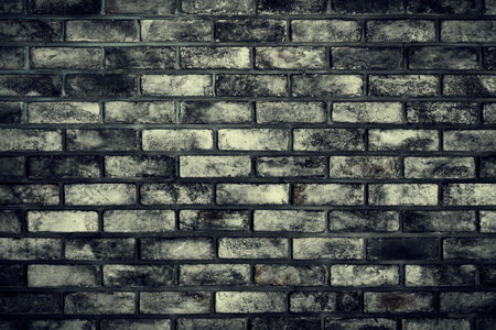Background of brick wall with old texture pattern. Vintage style and grunge retro interior. uds