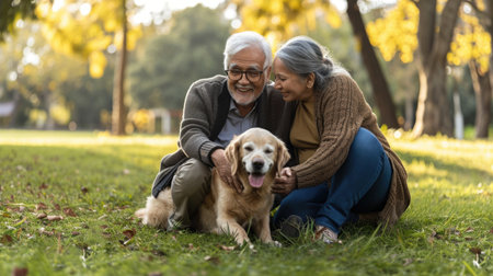 playful dog and its owner in nature outdoor , healthy lifestyle pragmaの素材