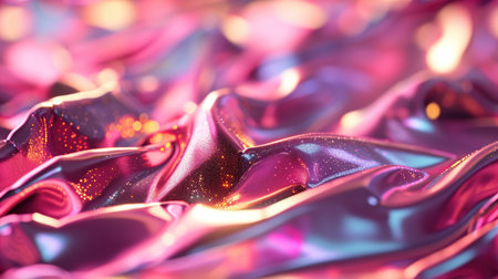The abstract picture about pink water or liquid that has been flowing, waving, shining and reflected light to the camera like it has been made the light by itself that make it so beautiful. AIGX01.の素材