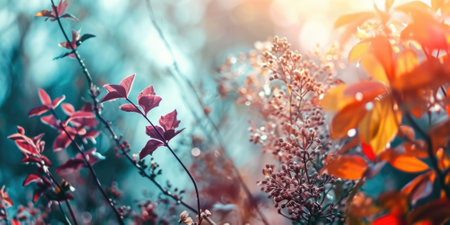 The close up abstract picture of the pink colour flower and plant that has been growing and blooming from the beautifully view in the nature that cannot be found in the any normal situation. AIGX01.の素材