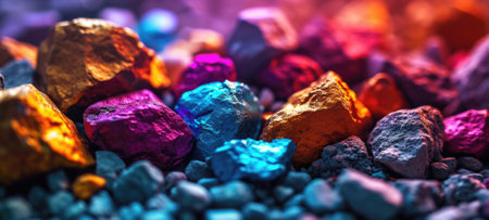 The pile of the multicolor of the marble and pebbles that can be used for decoration with many things like wall or floor and can be found anywhere that has used old fashioned decoration style. AIGX01.の素材