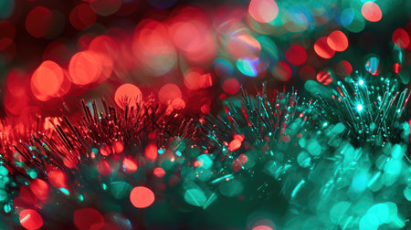 The abstract red green picture of solid shape object forming together to become strong material and reflective to the bright light that has been shine to this reflective solid shape material. AIGX01.の素材