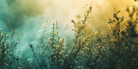 The close up abstract picture of the green colour flower and plant that has been growing and blooming from the beautifully view in the nature that cannot be found in the any normal situation. AIGX01.の素材