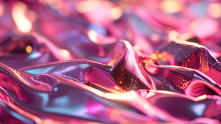 The abstract picture about pink water or liquid that has been flowing, waving, shining and reflected light to the camera like it has been made the light by itself that make it so beautiful. AIGX01.の素材