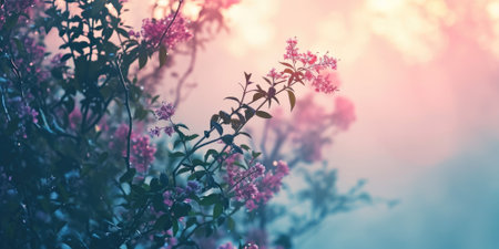 The close up abstract picture of the pink colour flower and plant that has been growing and blooming from the beautifully view in the nature that cannot be found in the any normal situation. AIGX01.の素材