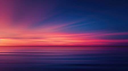 The sky resembles a galaxy with an array of clouds in shades of blue, purple, violet, and magenta. The cumulus formations create an artlike scene, with hues of electric blue and water AIG50の素材