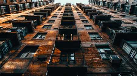 The high and colourful structure in the warm and bright light from sun at morning or dusk time but yet it still feel moody and blues maybe because of the weak light from the sunset or sunrise. AIGX03.の素材