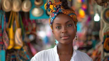 The picture of the young african american is working as the entrepreneur and the market, the entrepreneur require skill like creativity, financial management,time Management, risk management. AIG43.の素材