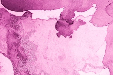 Original artwork photo of marble ink abstract art. High resolution photograph from exemplary original painting. Abstract painting was painted on HQ paper texture to create smooth marbling pattern.の写真素材