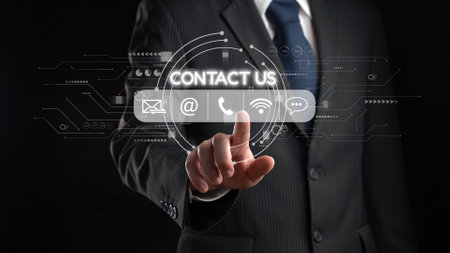 Customer support working 24 hours for customer EIDE care, online help desk and call center provide technical information to customersの写真素材