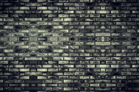 Background of brick wall with old texture pattern. Vintage style and grunge retro interior. udsの写真素材