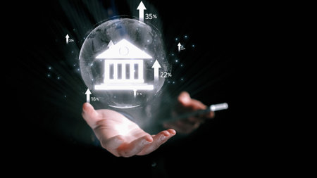 Business person transforms online banking, employing tech for innovative finance solutions....