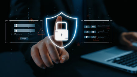Business person explore the core of cyber security. Delve into cyber protection methods, threats, and bolster cyber security stance. Essential for navigating the cyber security age UUIDの写真素材
