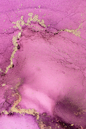 Original artwork photo of marble ink abstract art. High resolution photograph from exemplary original painting. Abstract painting was painted on HQ paper texture to create smooth marbling pattern.の写真素材
